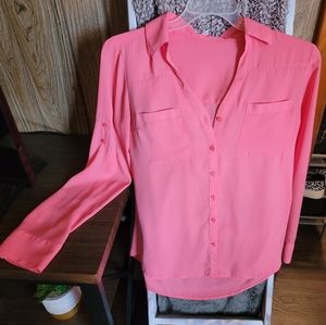 Express button down blouse